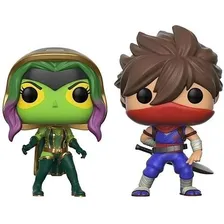 Boneco Funko Pop Marvel Vs Capcom Gamora Vs Strider - 2 Pack Foto mini  3