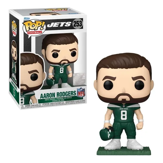 Boneco Funko Pop! Nfl - Jets - Aaron Rodgers Foto 1