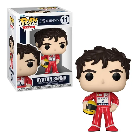 Boneco Funko Pop! Racing Mclaren- Ayrton Senna Foto 1
