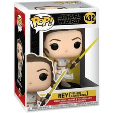 Boneco Funko Pop Rey Sabre Amarelo 432 Star Wars Original Foto mini 3