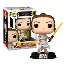Boneco Funko Pop Rey Sabre Amarelo 432 Star Wars Original Foto mini 1