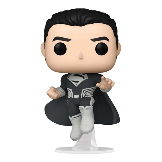 Boneco Funko Pop Superman Traje Preto 1123 Liga Da Justiça Foto 1