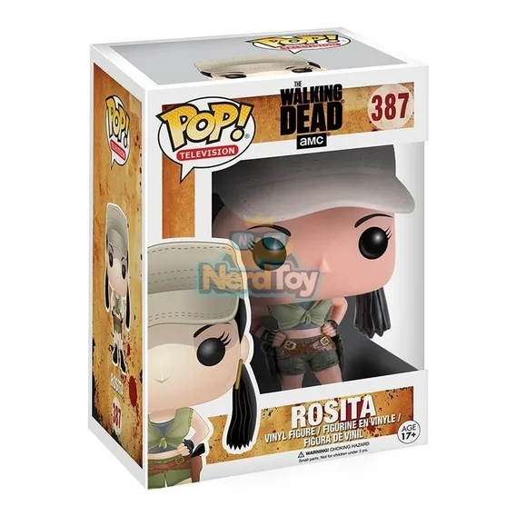 Boneco Funko Pop Tv Rosita 387 The Walking Dead Series Zumbi Foto 1