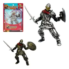 Boneco Guerreiro Cavaleiro Medieval, 8cm Foto mini 1
