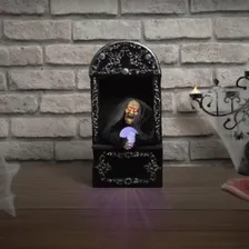 Boneco Halloween Bruxa Vidente Mafalda Brinquedo Assustador Foto mini 4