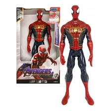 Boneco Homem Aranha Articulado 32cm Som Luz Vingadores Garra Foto mini 2