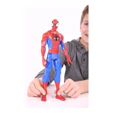 Boneco Homem Aranha Vermelho E Azul Luz E Som 30cm Foto mini  2
