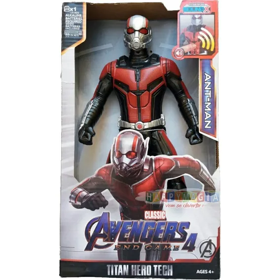 Boneco Homem Formiga Articulado 30cm Com Luz E Som Foto 1