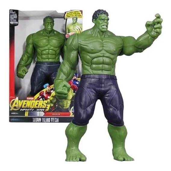 Boneco Hulk Articulado Avengers 30cm Com Som Luz Presente Foto 1