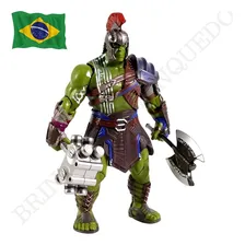 Boneco Hulk Gladiador 20cm Thor Ragnarok Articulado Foto mini 2