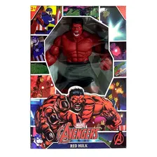 Boneco Hulk Vermelho 45cm Gigante - 517 - Mimo - Original Foto mini 3