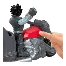 Boneco Imaginext Lobo E Motocicleta Dc Super Friends Mattel Foto mini 3