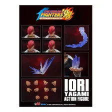 Boneco Iori King Of Fighters 98 da Storm Collectibles 1/12 Foto mini 2