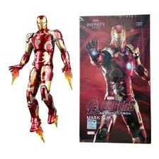 Boneco Iron Man Mark 43 Xliii Tony Stark Homem Ferro Origina Foto  mini 1
