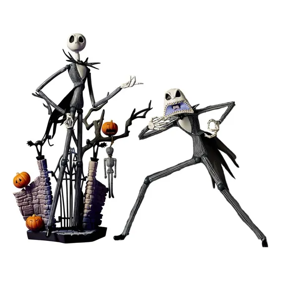Boneco Jack Skellington Action Figure Revoltech Hallo Terror Foto 1