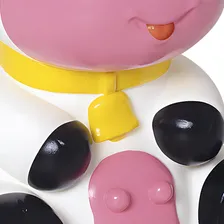 Boneco Joy Vaquinha De Vinil Macio - Samba Toys Foto mini 3