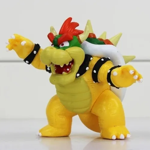 Boneco Koopa Bowser Super Mario Bros Em Pvc Action Figure Foto 1