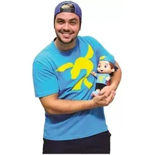 Boneco Luccas Neto Aventureiro Azul Sem Som Rosita - 1240 Foto mini 4