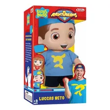 Boneco Luccas Neto Aventureiro Azul Sem Som Rosita - 1240 Foto mini 1