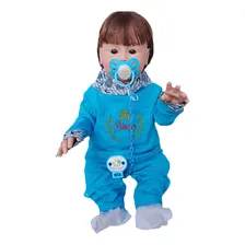 Boneco Mamãe Reborn Bebê Menino Pagão Foto mini  3