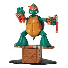 Boneco Mikey (sketch) 11cm Com Acess贸rios - Tartarugas Ninja Foto mini 2