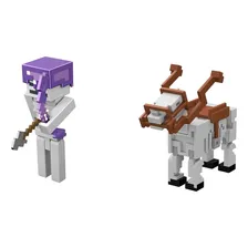 Boneco Minecraft Batalha Do Cavaleiro Esqueleto - Mattel Foto mini 2