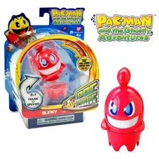 Boneco Pac Man Panic Spinners Pac's Pal Blinky Bandai Foto mini 1