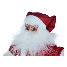 Boneco Papai Noel 55cm Decoração De Natal Papai Noel Pelúcia Foto mini  3