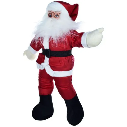 Boneco Papai Noel 55cm Decoração De Natal Papai Noel Pelúcia Foto 1