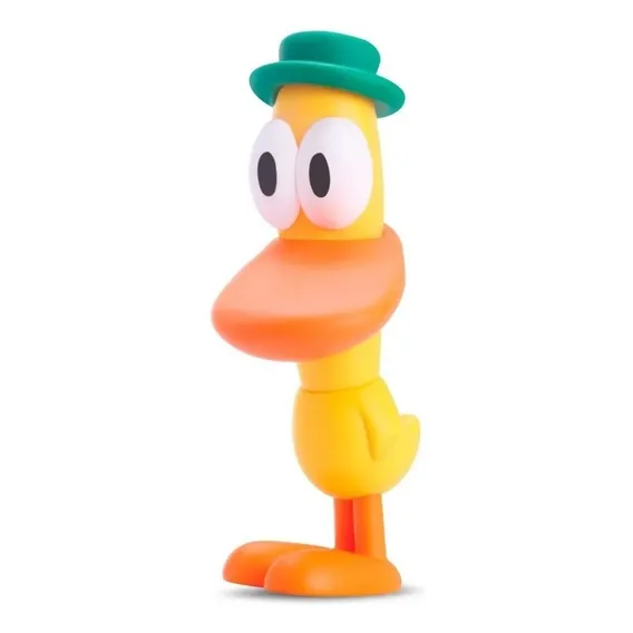 Boneco Pato Pocoyo - Brinquedo Infantil Cardoso Toys -vinil Foto 1