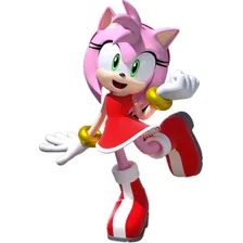 Boneco PelĂșcia Sonic Amy Rose 35 Cm Unisex Antialergico Foto mini 1