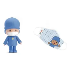 Boneco Pocoyo Vinil + Máscara Infantil Turma Do Pocoyo Foto  mini 1