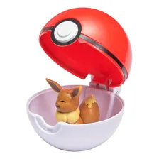 Boneco Pokémon E Pokebola - Figura Eevee - Wct Sunny Foto mini 2