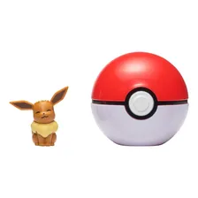 Boneco Pokémon E Pokebola - Figura Eevee - Wct Sunny Foto mini 1