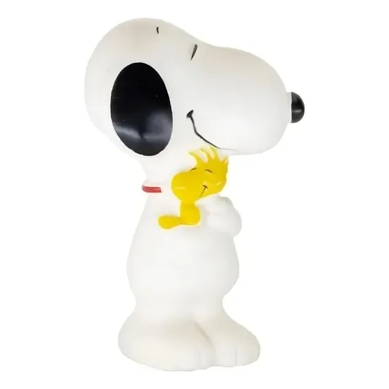 Boneco Snoopy E Woodstock De Vinil 13cm Vintage - Estrela Foto 1