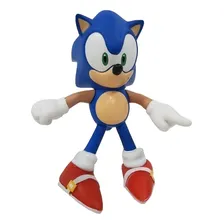 Boneco Sonic Super Size - 29cm - Pvc - Azul Foto  mini 1
