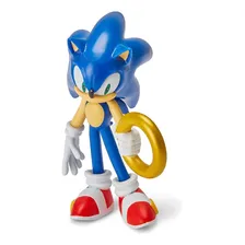 Boneco Sonic The Hedgehog Montável 10cm - Colecionável Foto mini  2