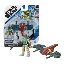 Boneco Star Wars Boba Fett 6cm + Veiculo Star Wars Hasbro Foto  mini 1