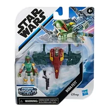Boneco Star Wars Boba Fett 6cm + Veiculo Star Wars Hasbro Foto mini 4