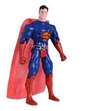 Boneco Super Herói Super Homem Articulado 29cm Com Imnetro Foto mini  2