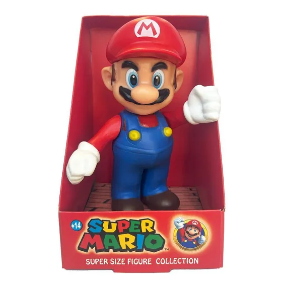 Boneco Super Mario Bros Kart Articulado Filme Com Caixa Foto 1