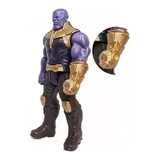 Boneco Thanos 30cm Articulado C/som E Led Vingadores Foto mini 3