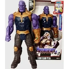 Boneco Thanos 30cm Articulado C/som E Led Vingadores Foto mini 4