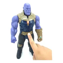 Boneco Thanos Com Luz E Som Articulado 30cm Un Foto mini  2
