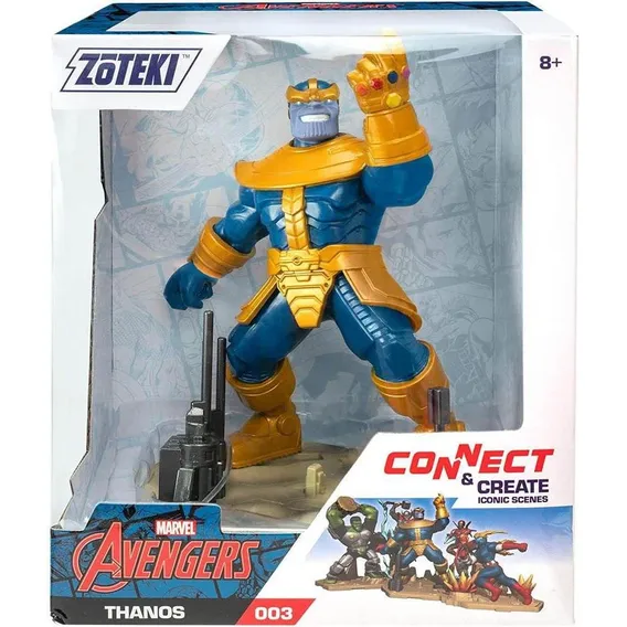 Boneco Thanos Estátua Colecionável 15cm - Marvel Foto 1