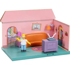Boneco The Simpsons Diorama Sala De Estar Com Homer Sunny Foto mini 2