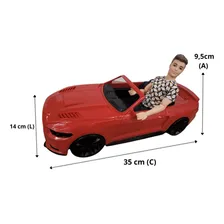 Boneco Tipo Ken Namorado Da Barbie Com Carro Conversivel Foto mini 4