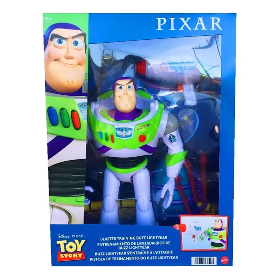 Boneco Toy Story Buzz Lightyer E Arma De Treinamento Hhp02 Foto 1