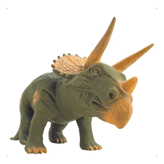 Boneco Triceratops Dinossauro De Vinil 611 - Bee Toys Foto 1