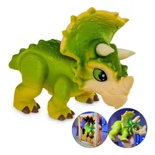 Boneco Triceratops Dinossauro Grande Vinil Jurassic World Foto  mini 1